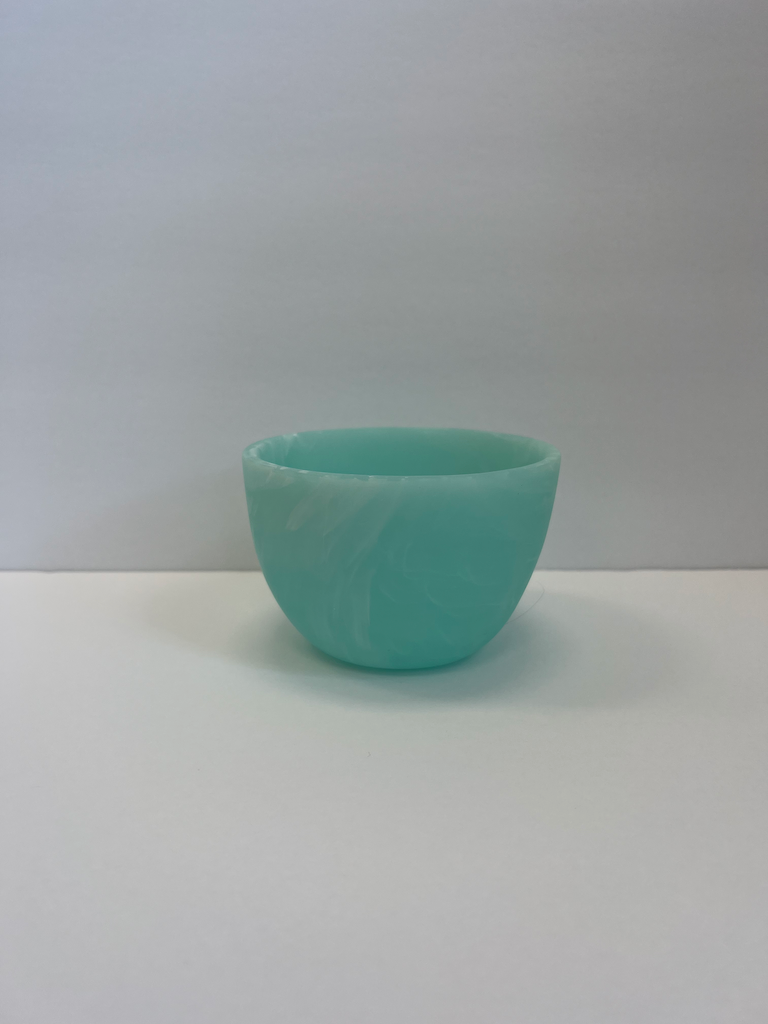 Turquoise Swirl Deep Small Bowl