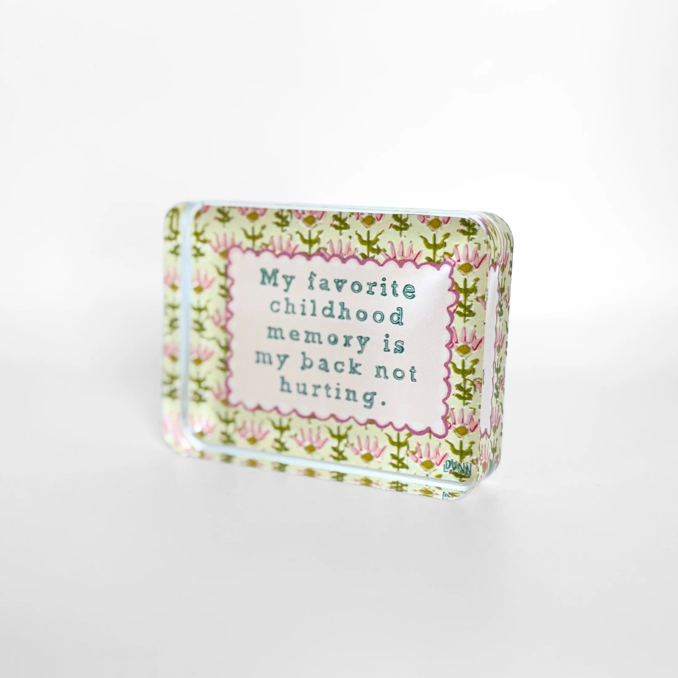 Favorite Childhood Memory Acrylic Block