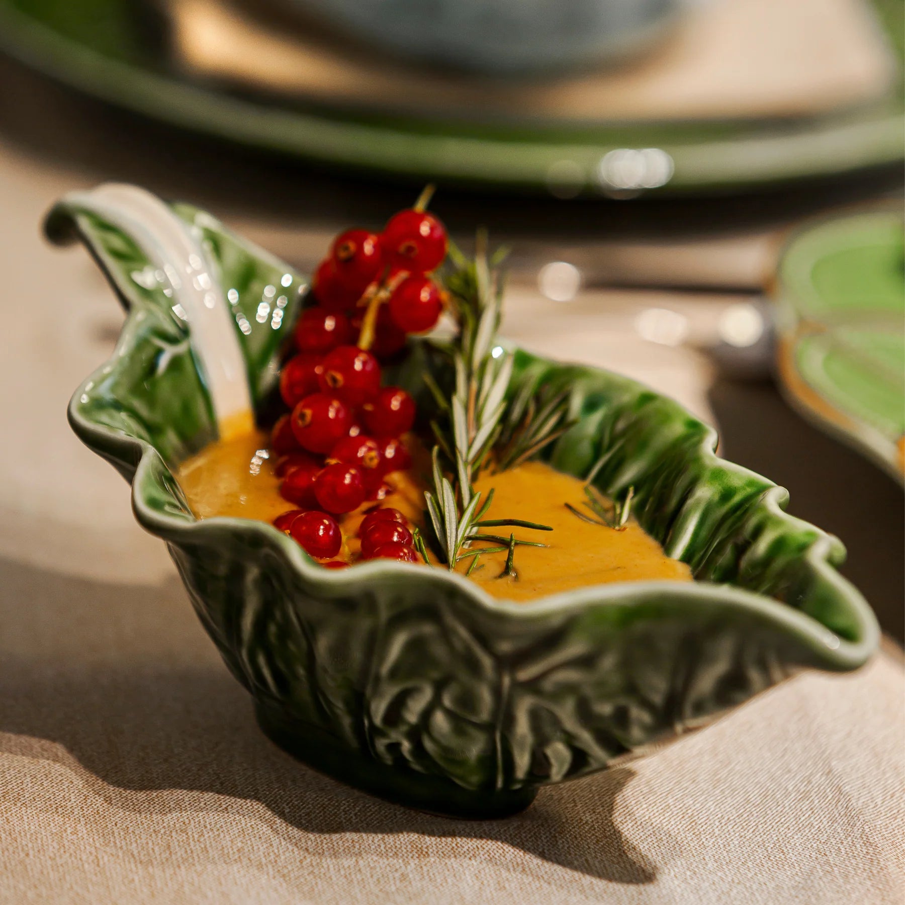 Green Cabbage Sauceboat