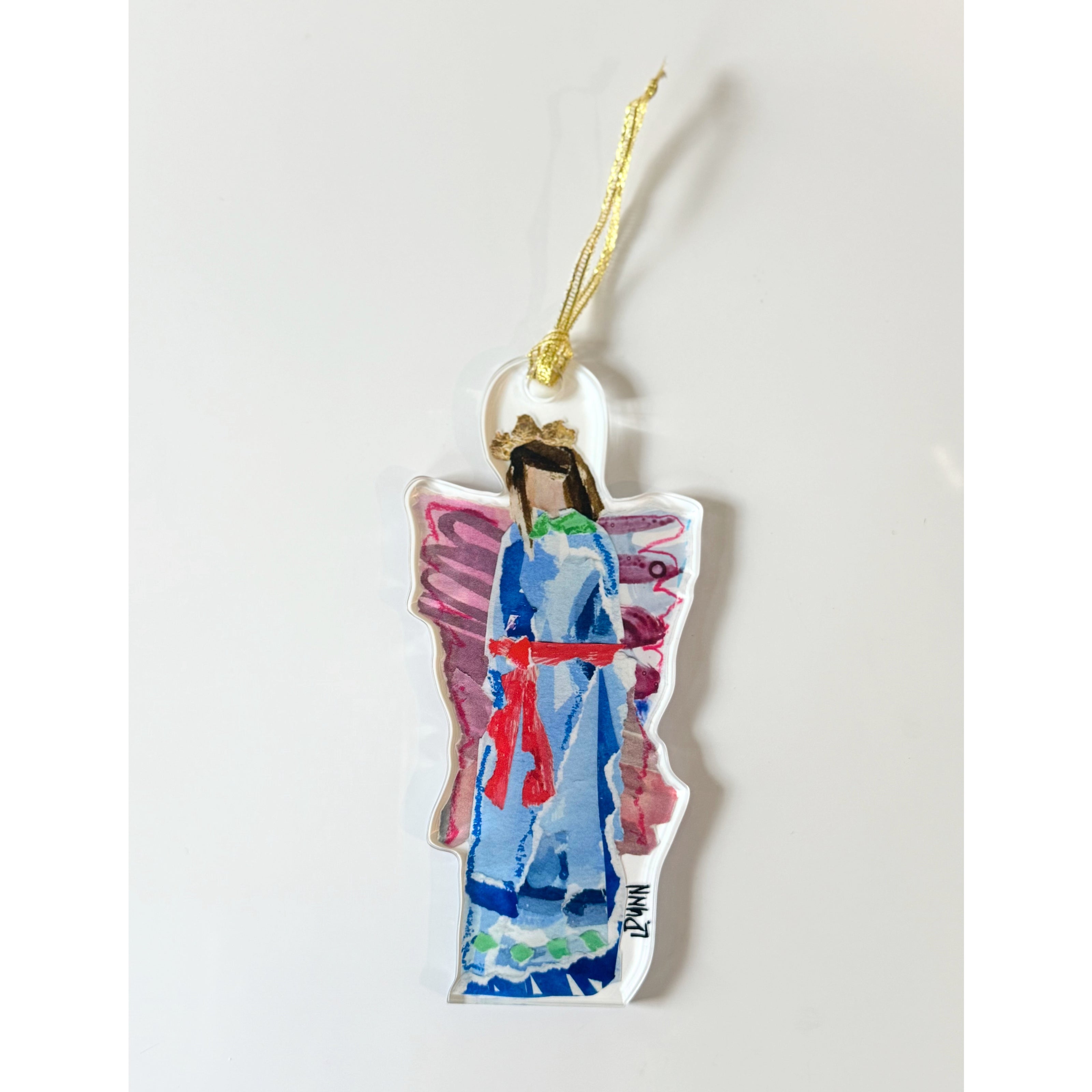 Ruth Acrylic Angel Ornament