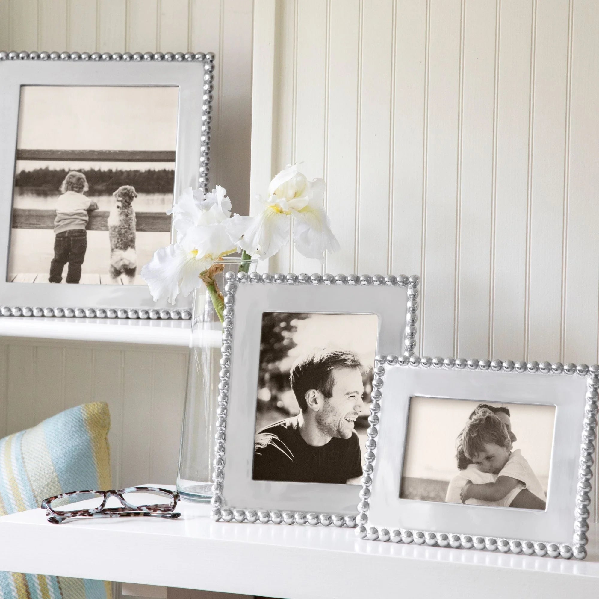 Pearled 4x6 Engravable Frame