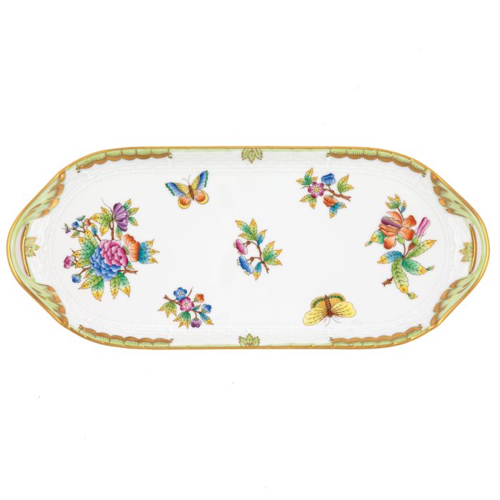 Green Queen Victoria Sandwich Tray