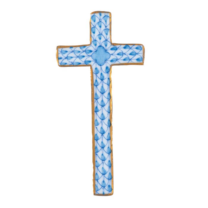 Blue Miniature Cross