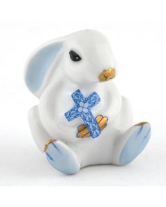 Bunny with Cross - Blue