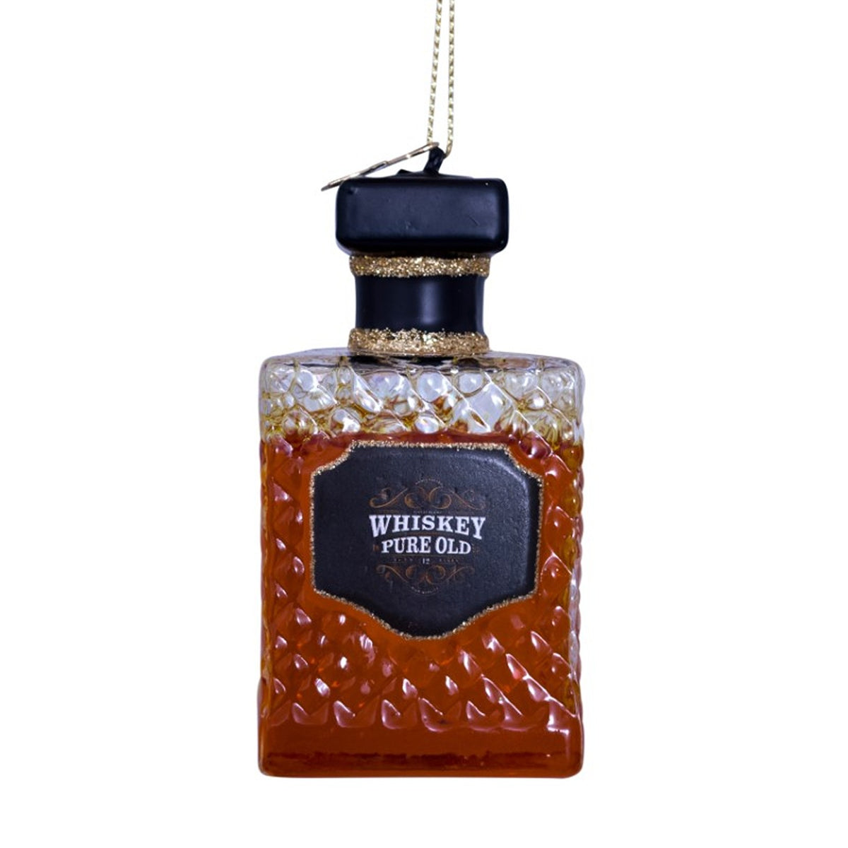 Transparent Whiskey Botle Ornament
