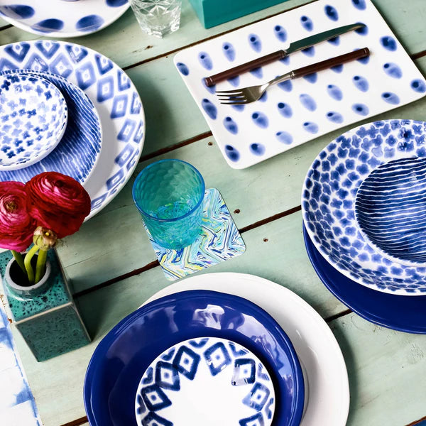 Santorini Dot Rectangular Platter