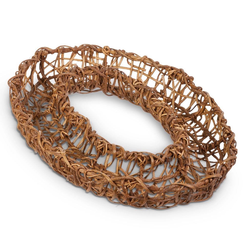 28.5" Oval Wicker Wreath