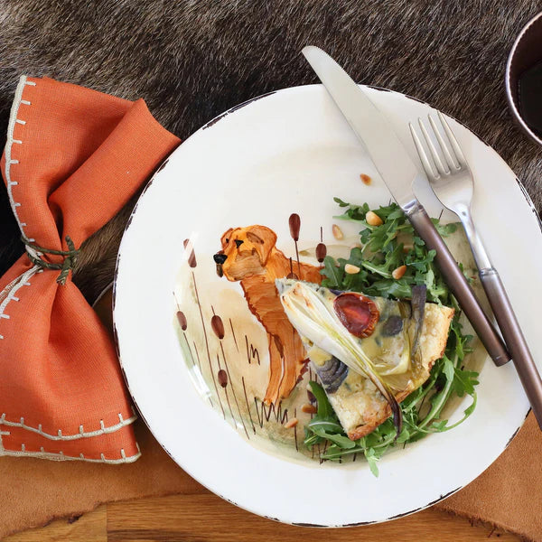 Wildlife Hunting Dog Salad Plate