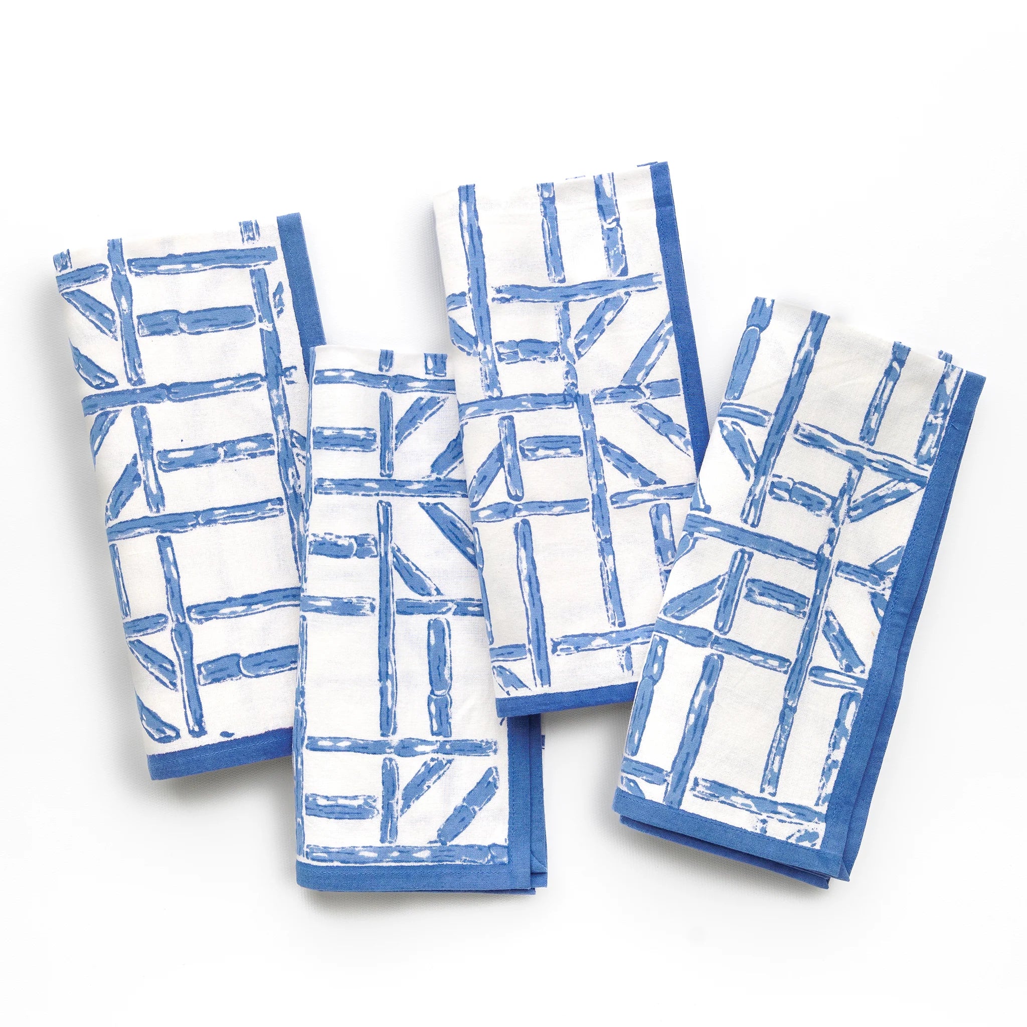 Blue Bamboo Napkins | Set of 4
