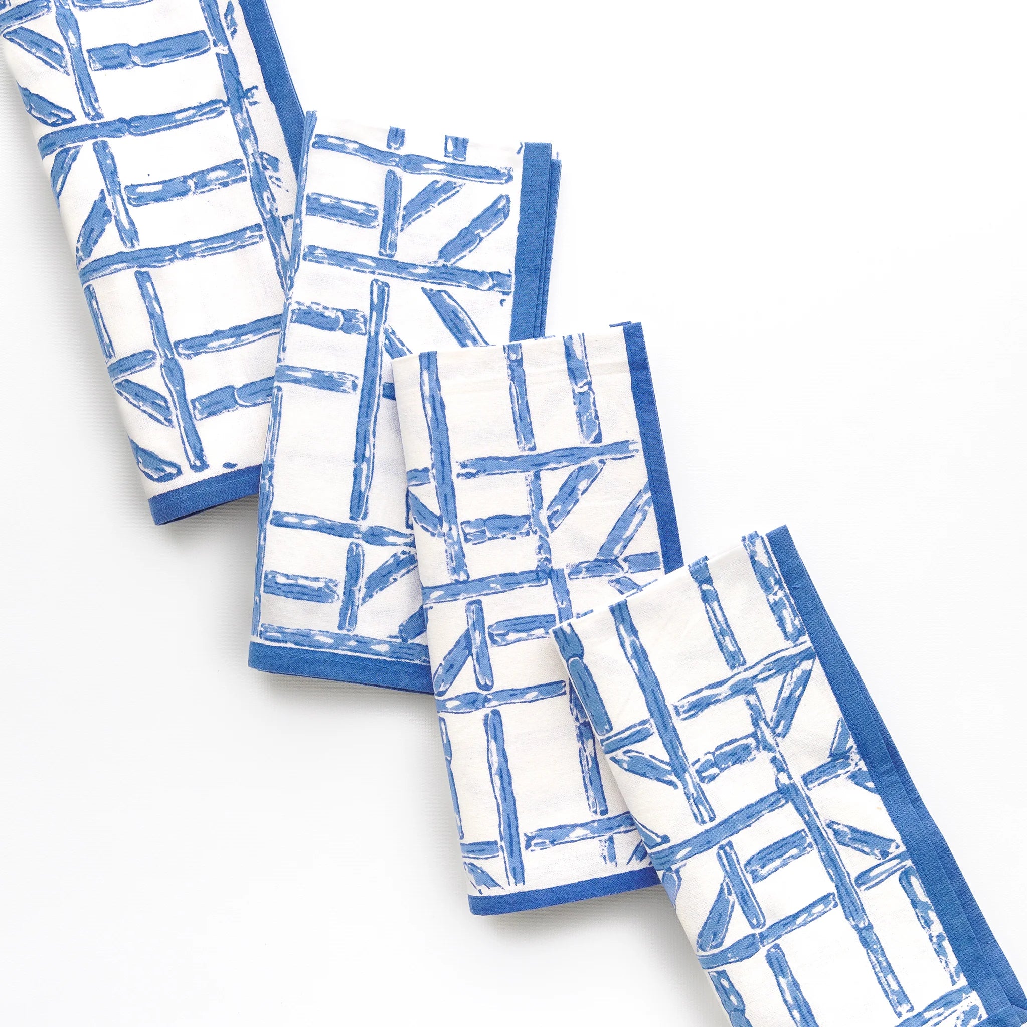 Blue Bamboo Napkins | Set of 4