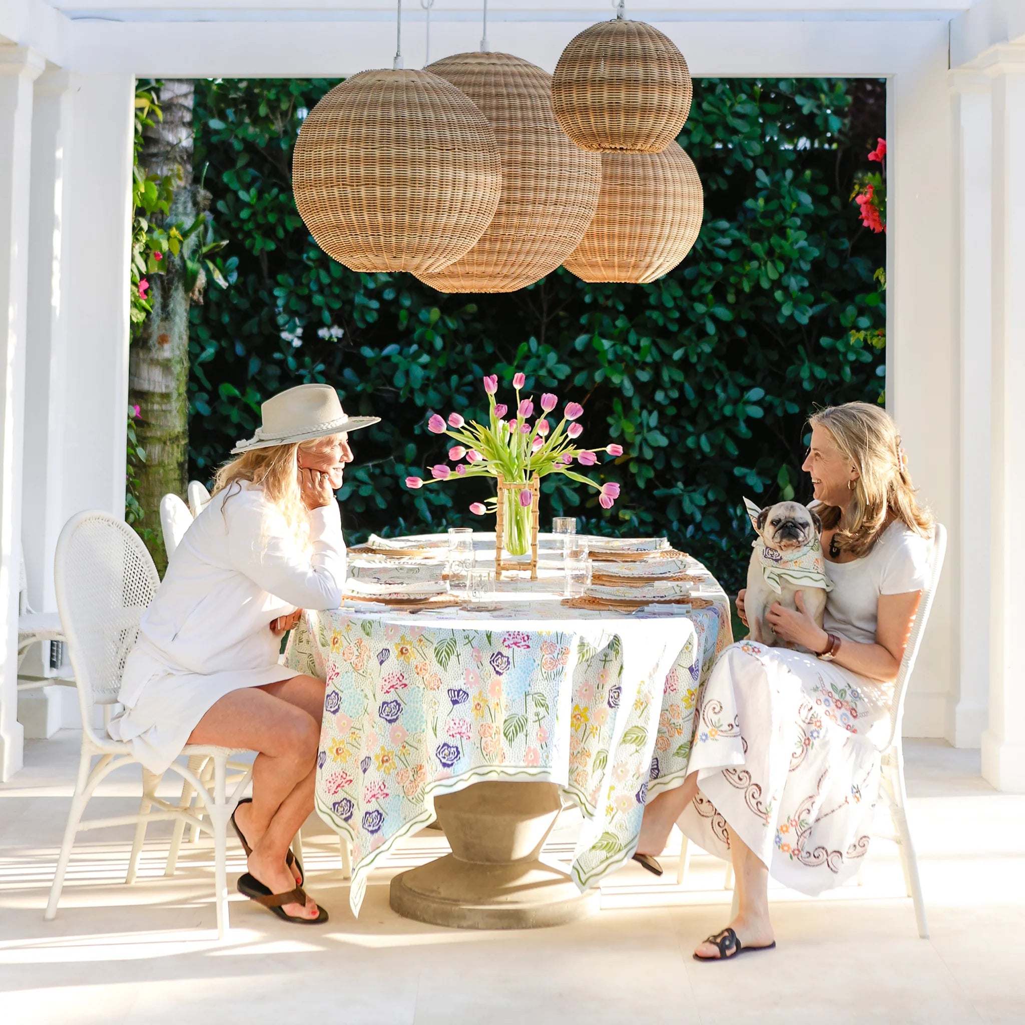Festive Garden Tablecloth