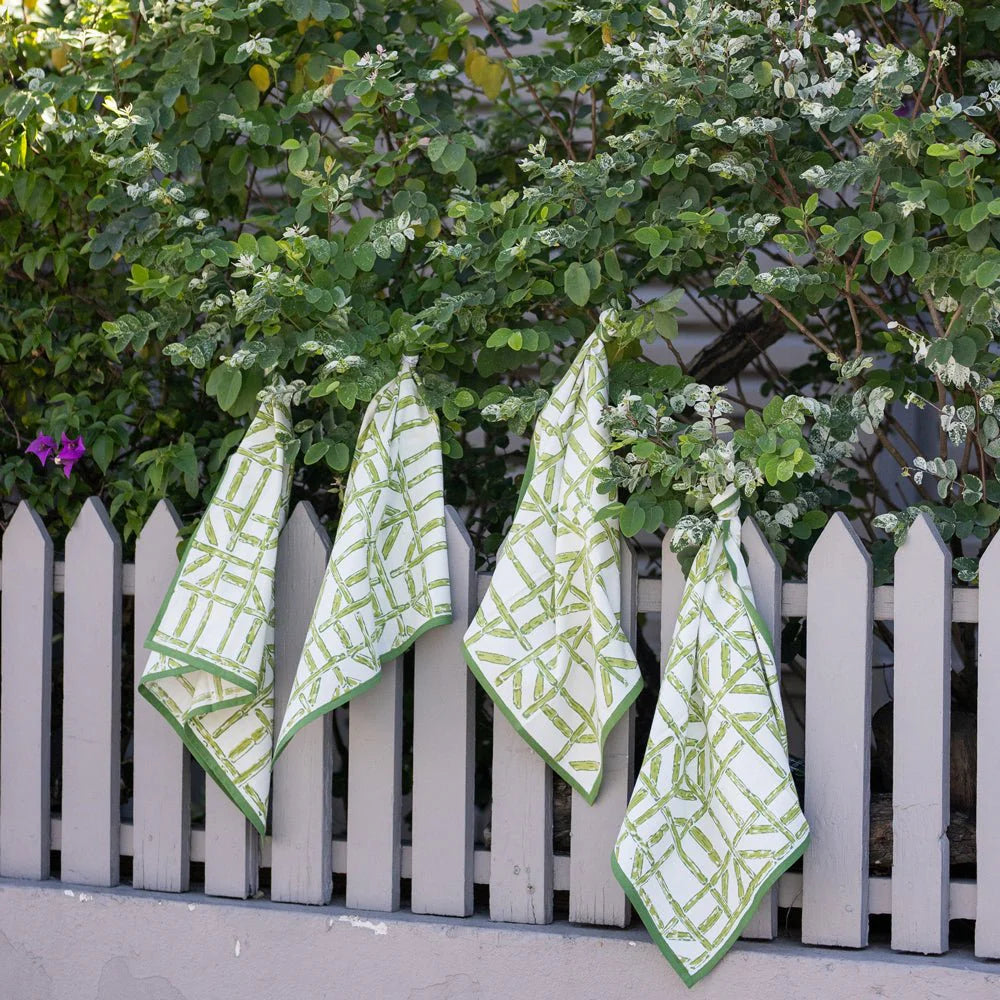 Green Bamboo Napkin | Set of 4