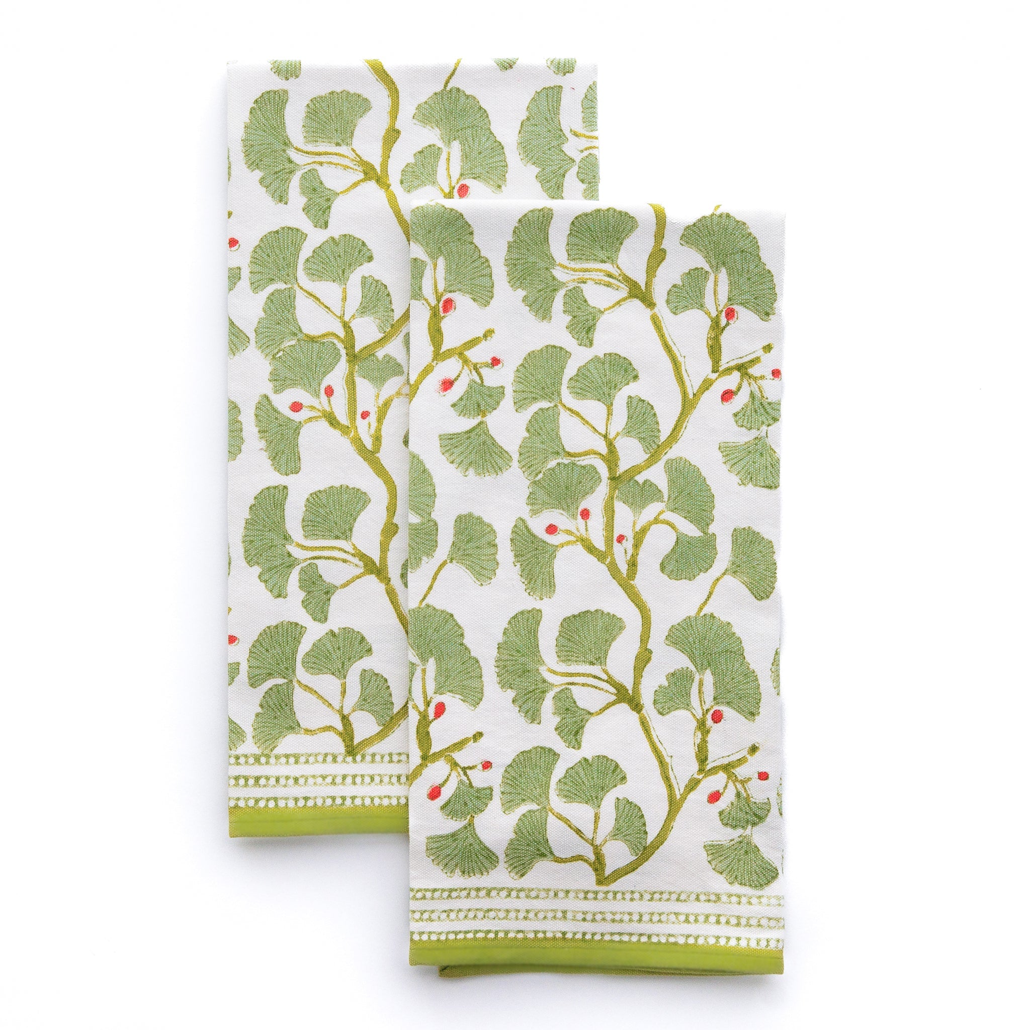 Spring Ginkgo Tea Towel