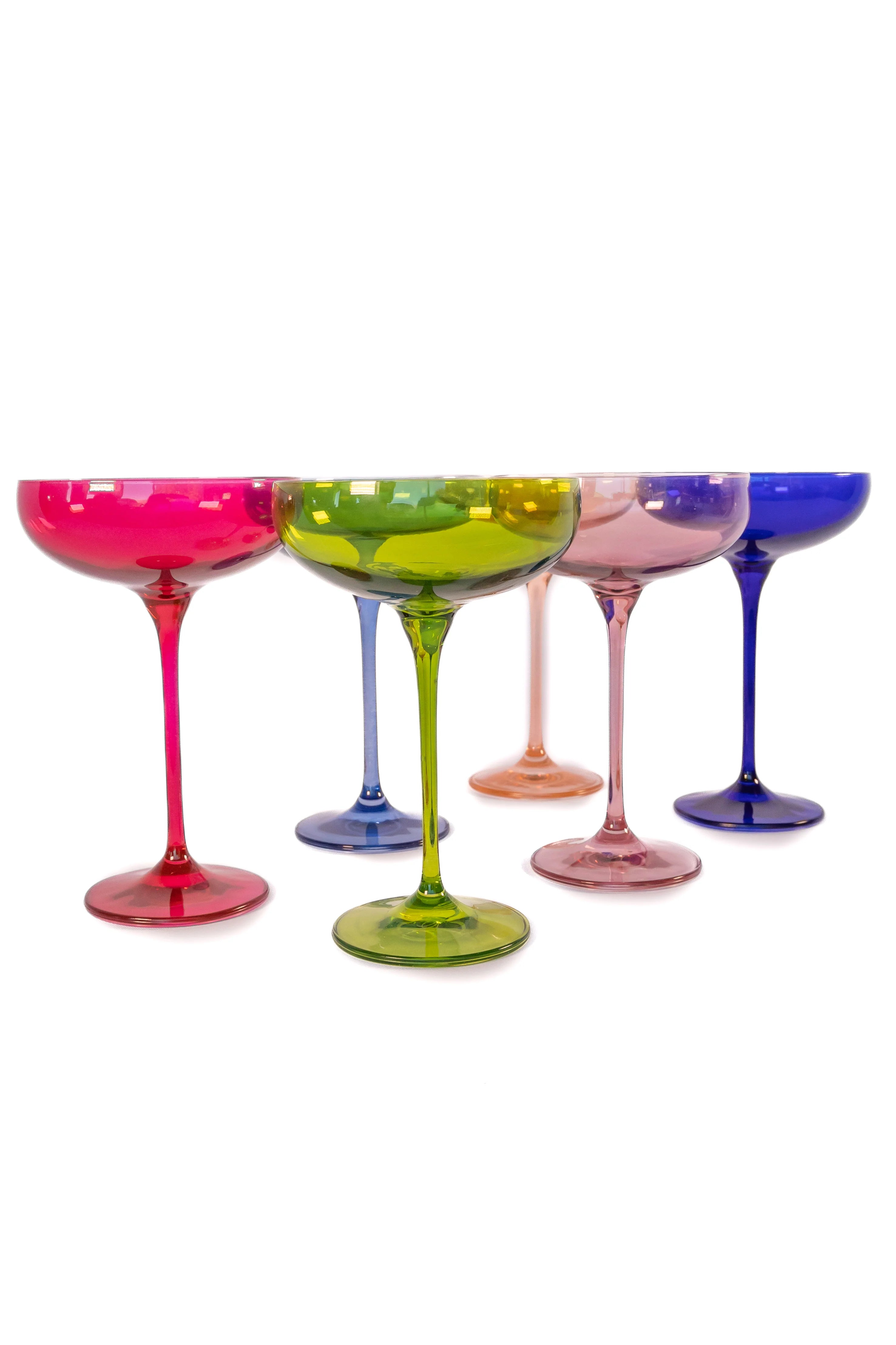 Estelle Champagne Coupe Stemware - Mixed Set