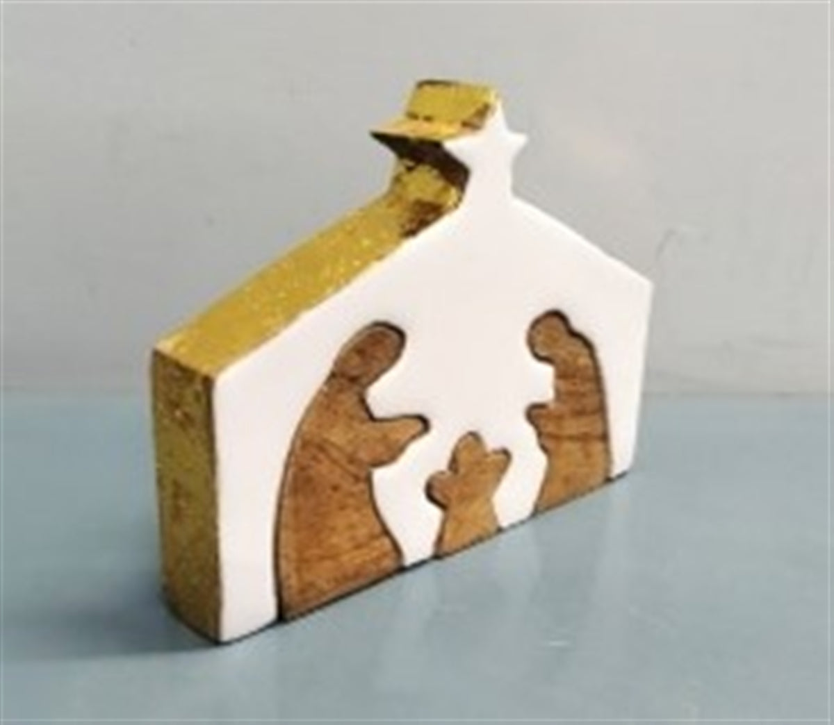 Wooden/Enamel Nativity
