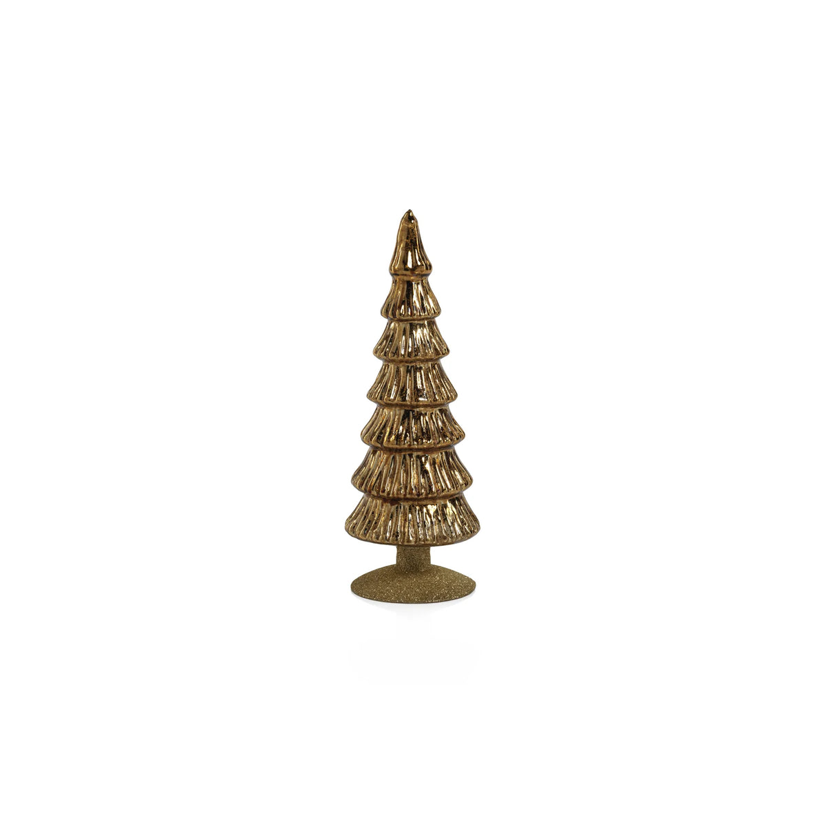 Miramonti Glass Tree on Gold Glitter Base