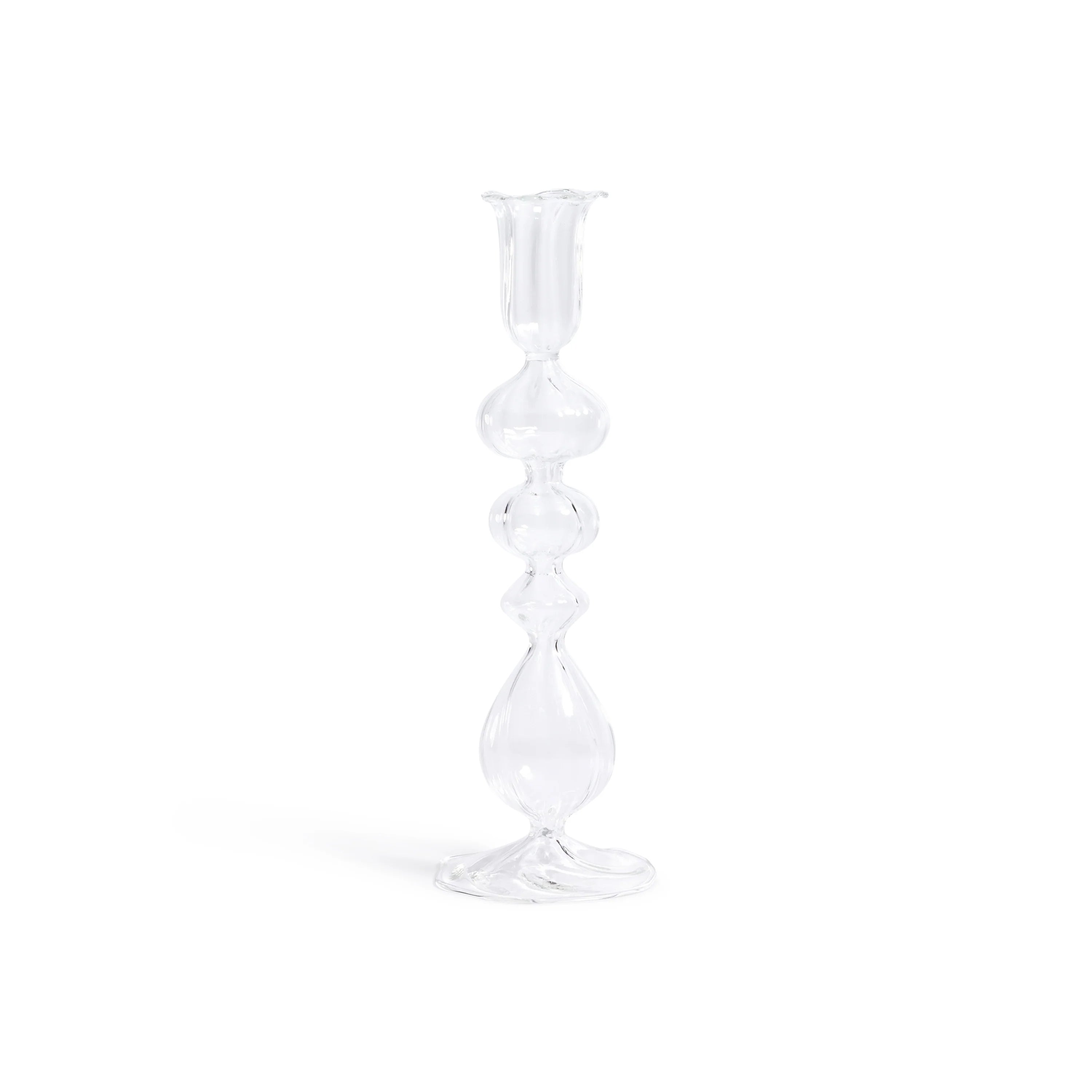 Marais Blown Glass Taper Candle Holder