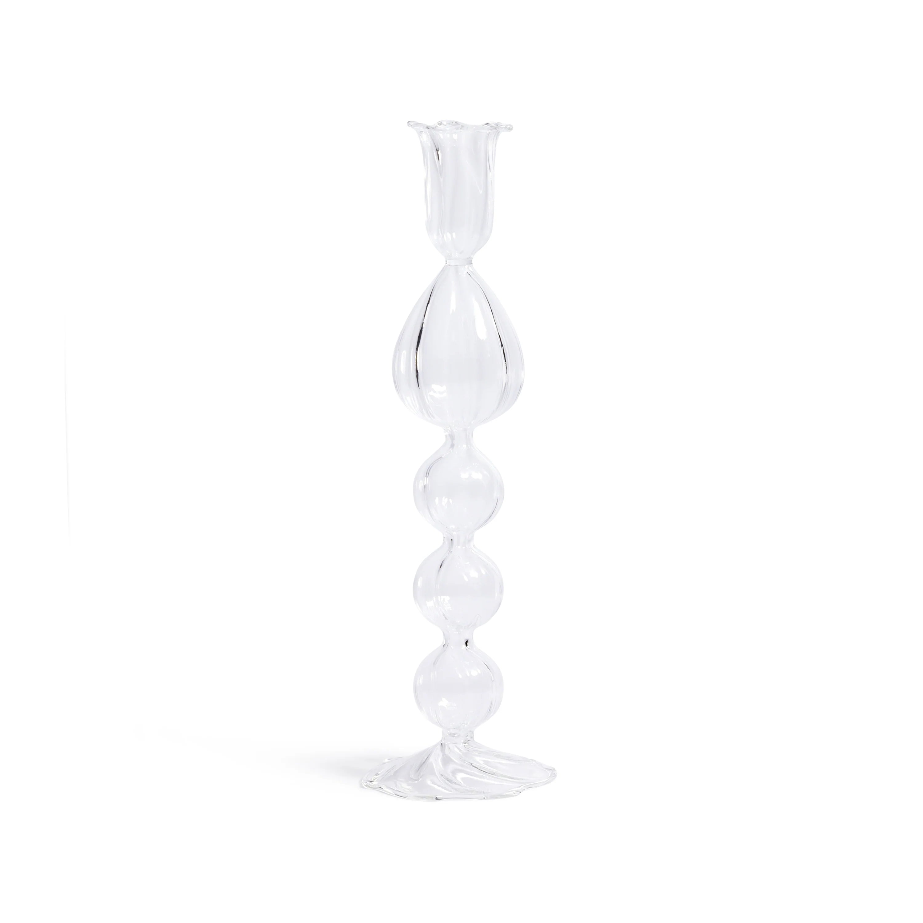Marais Blown Glass Taper Candle Holder