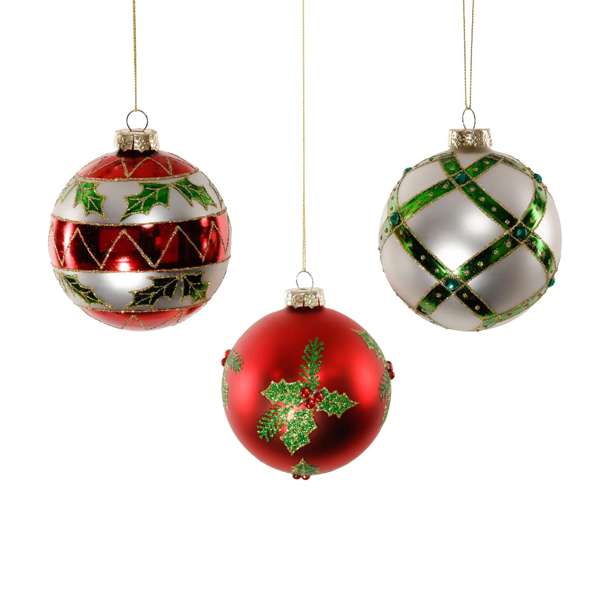 Holiday Glass Ornament