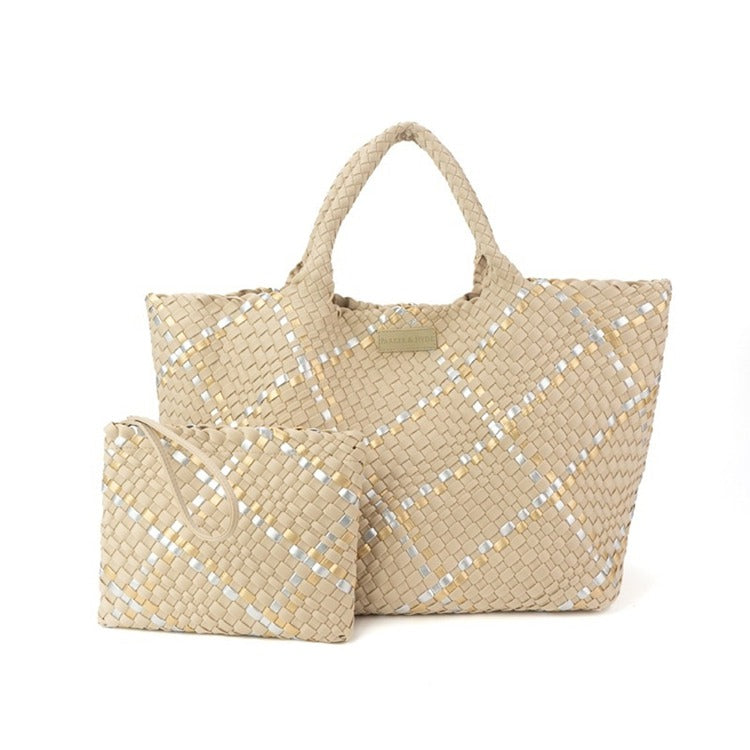 Oversized Woven Tote