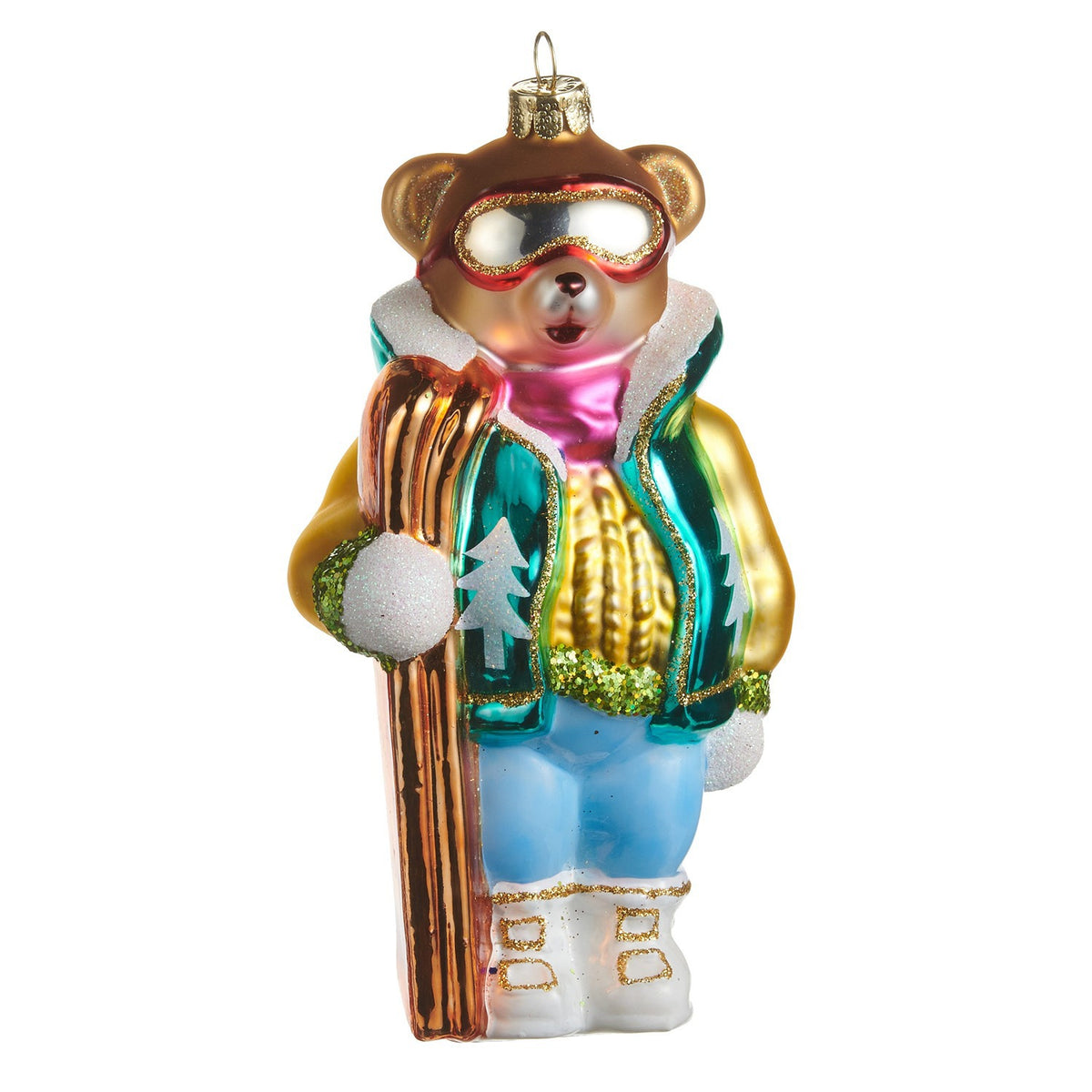 Ski Bear Ornament