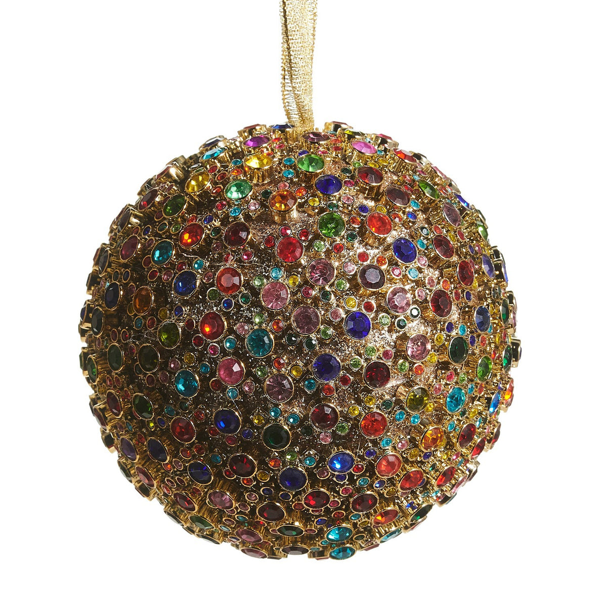 Multicolor Jewel Ball Ornament