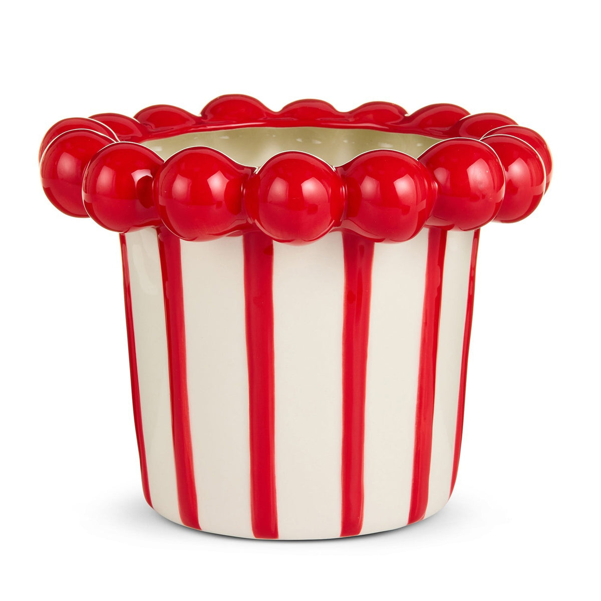Striped Ball Planter