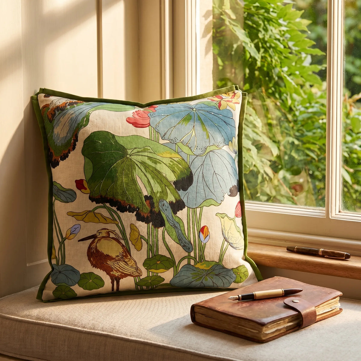 Baker Nympheus Decorative Pillow