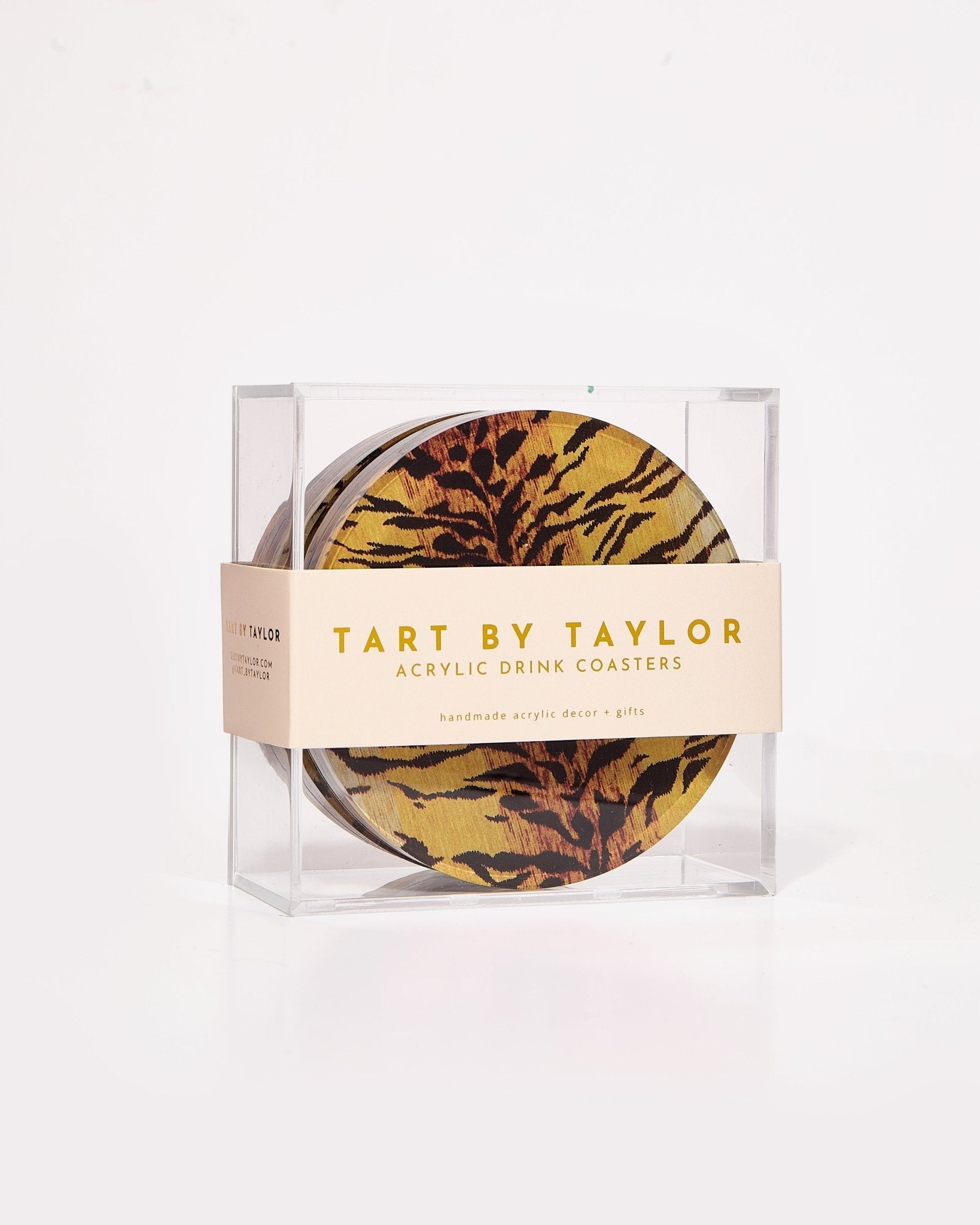 Bengal Print Coaster Boxed Set of 4