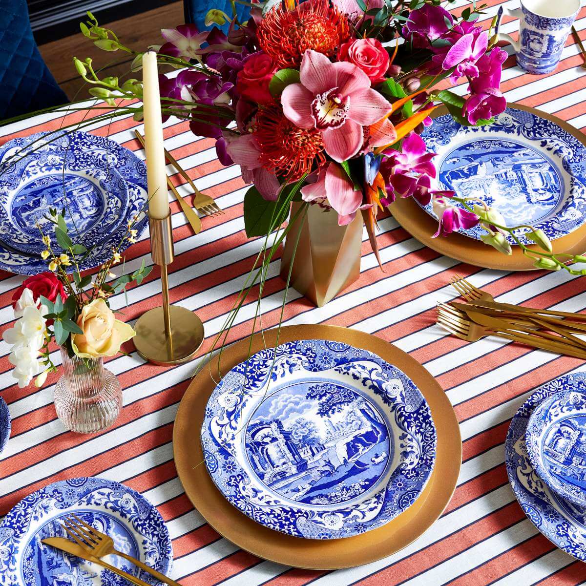 Blue Italian Dinner Plate