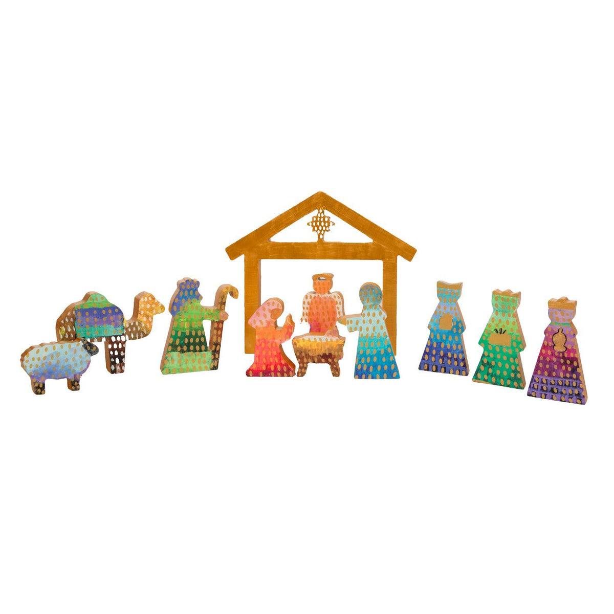 Gallery Wooden Nativity Set