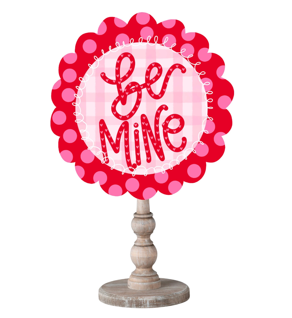 Be Mine Scalloped Topper