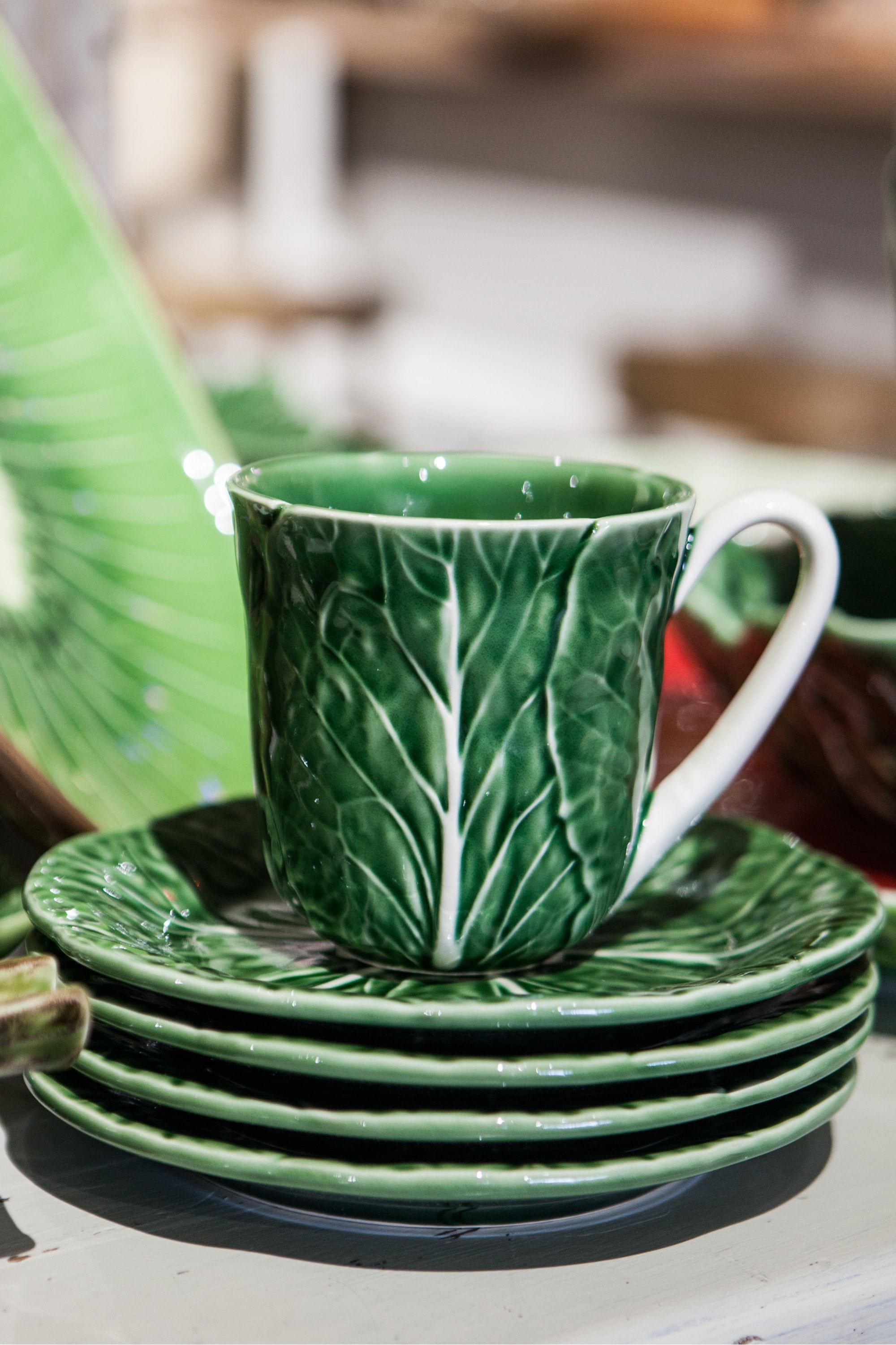 Green Cabbage Mug