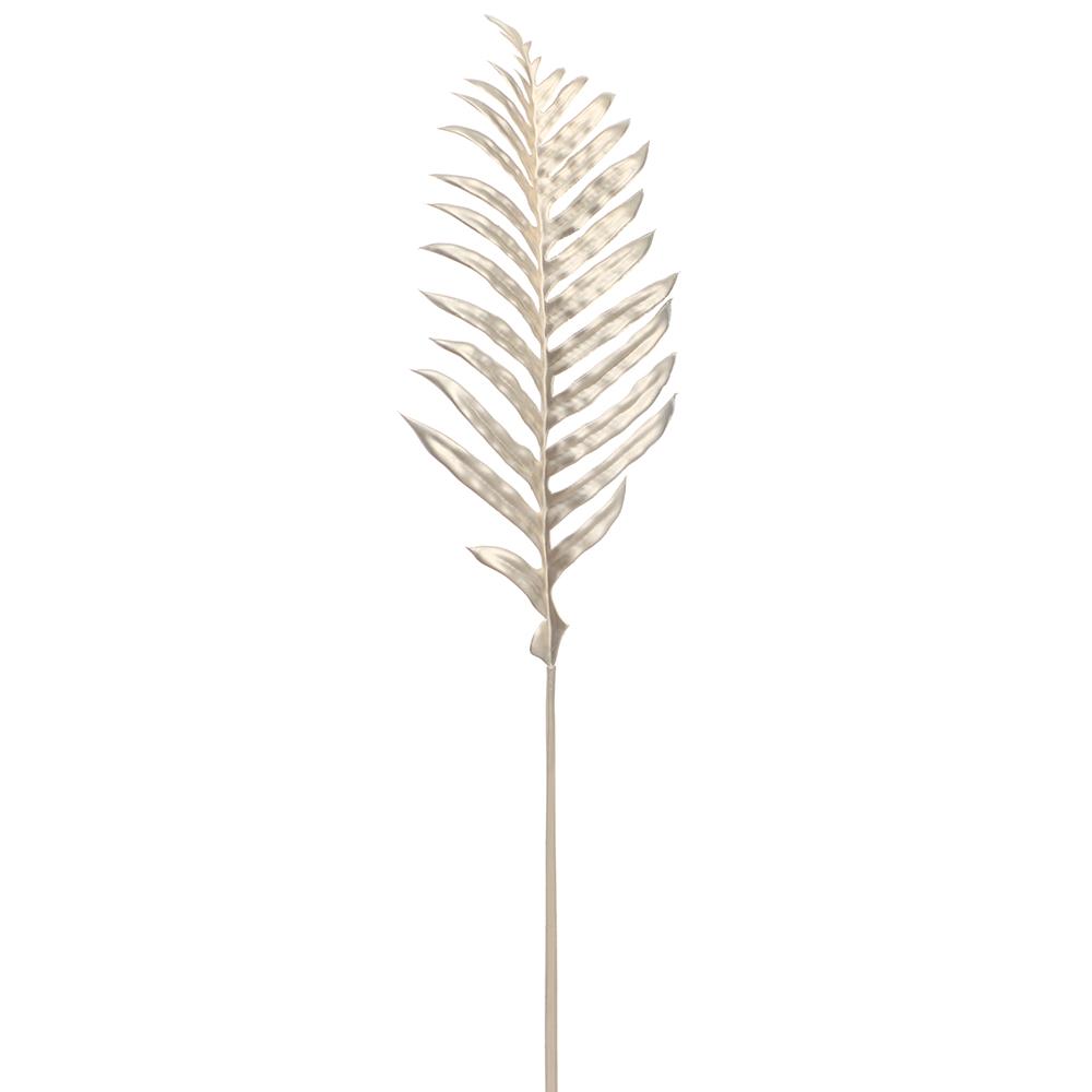 Metallic Palm Leaf Spray Champagne