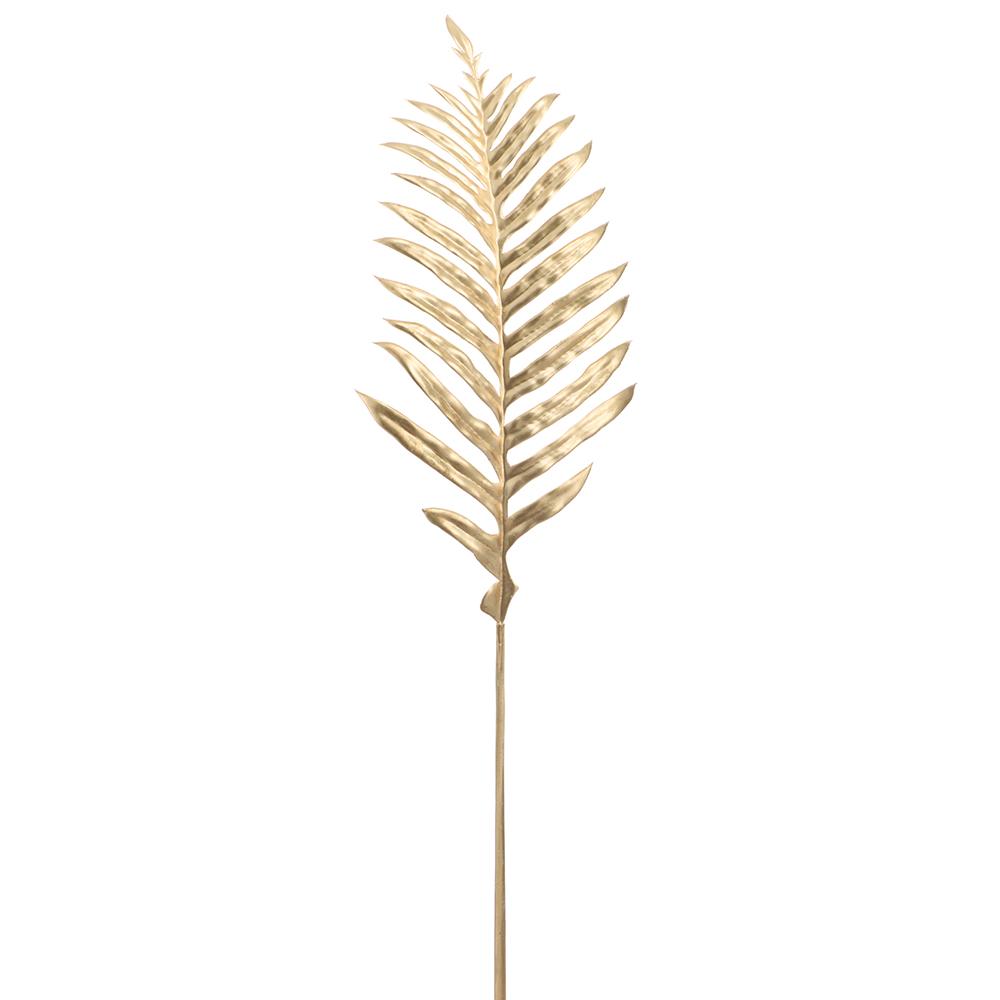 Metallic Palm Leaf Spray Gold