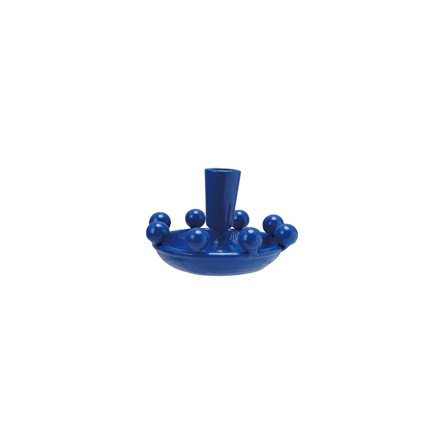 Cast Iron Taper Holder with Balls