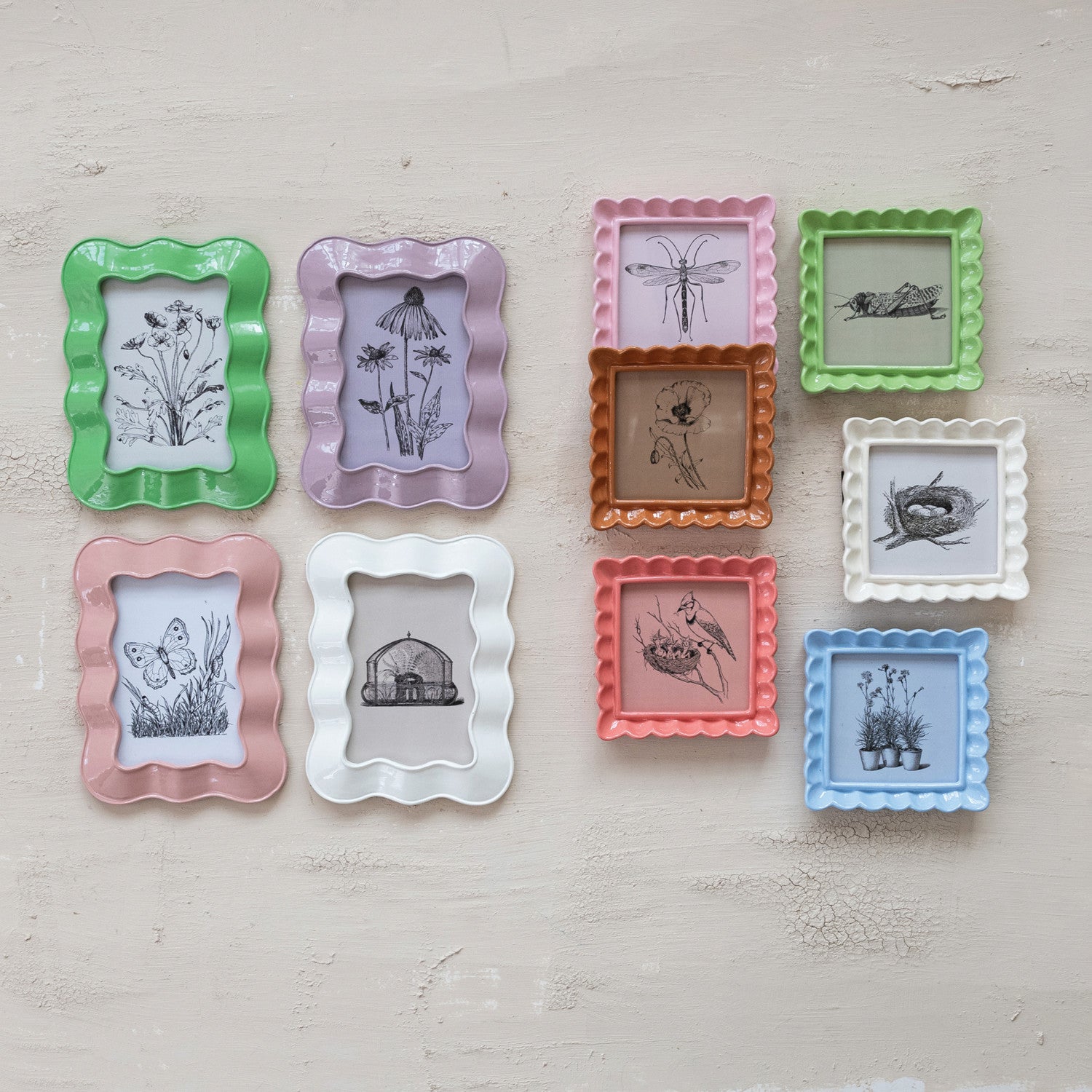 Resin Wavy Photo Frame