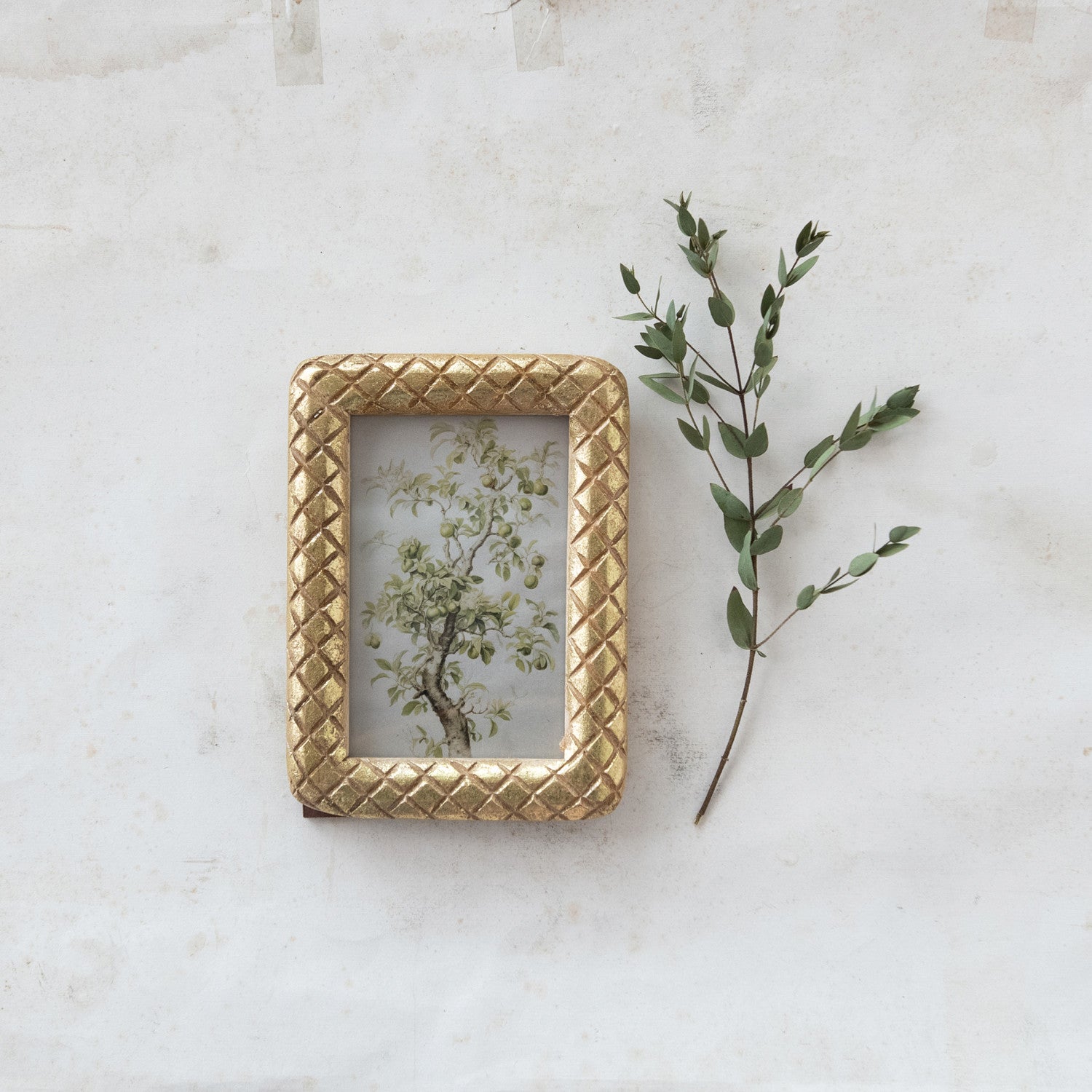 Carved Mango Wood Photo Frame