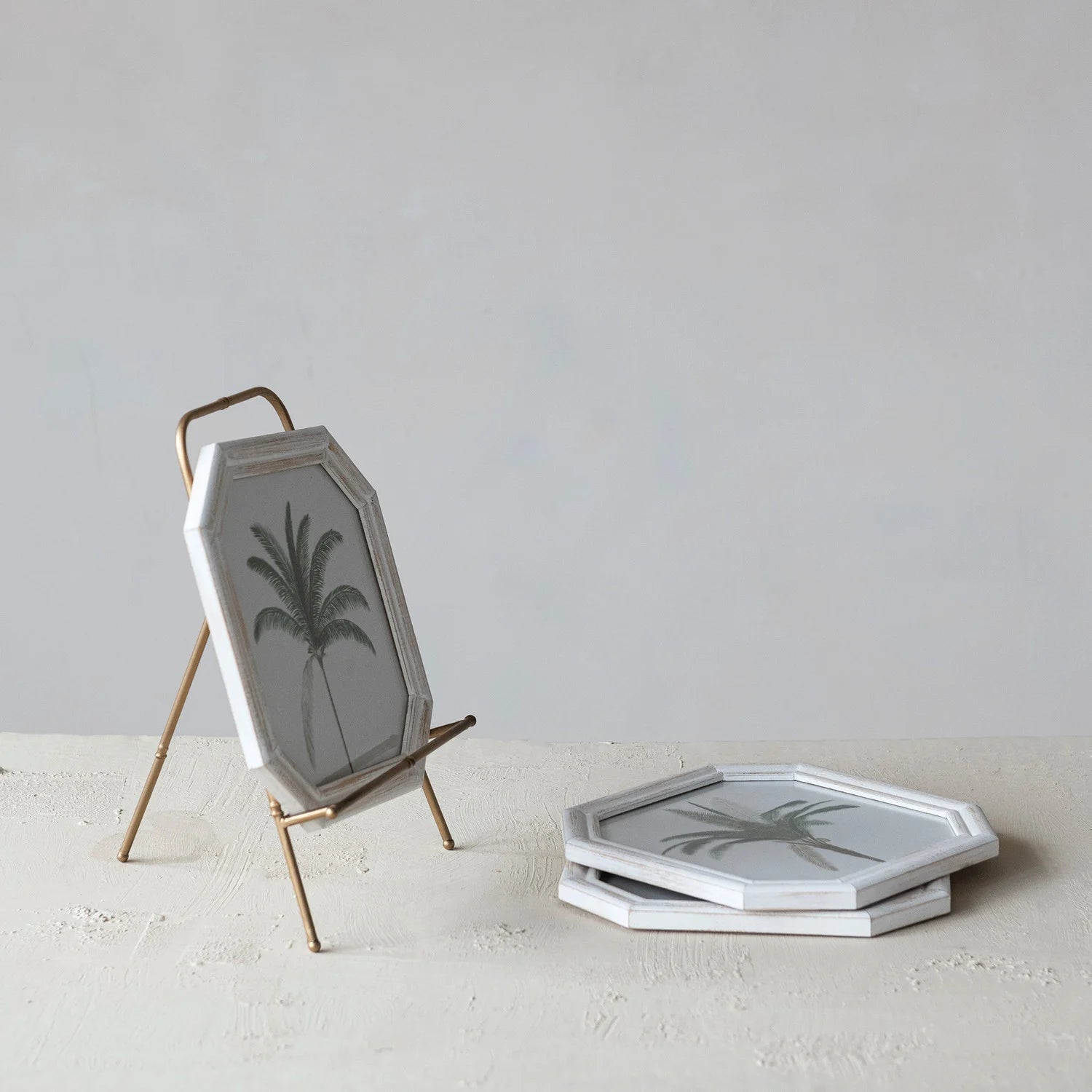 Gold Finish Metal Easel