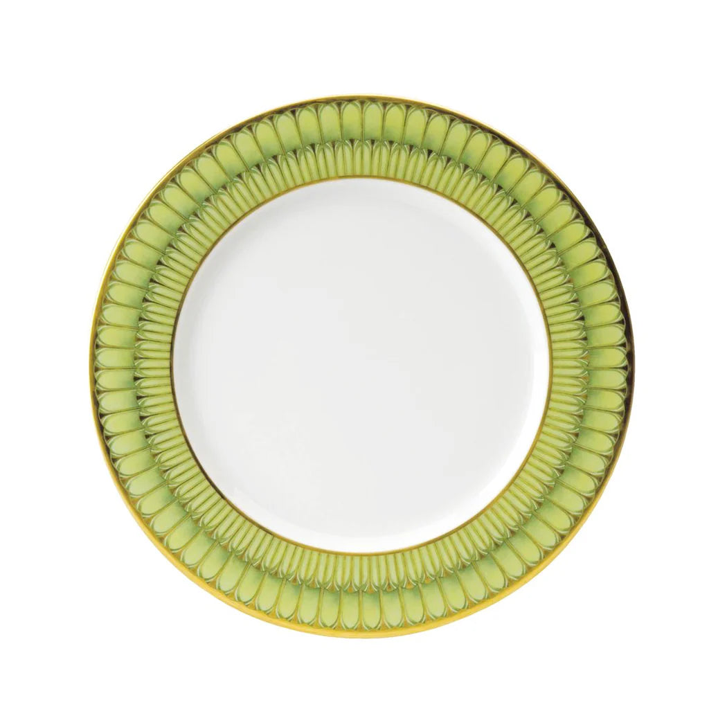 Arcades Green Dinner Plate