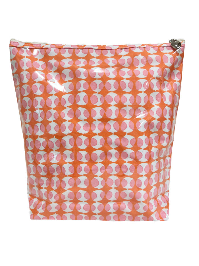 L Cutouts Cosmetic Bag