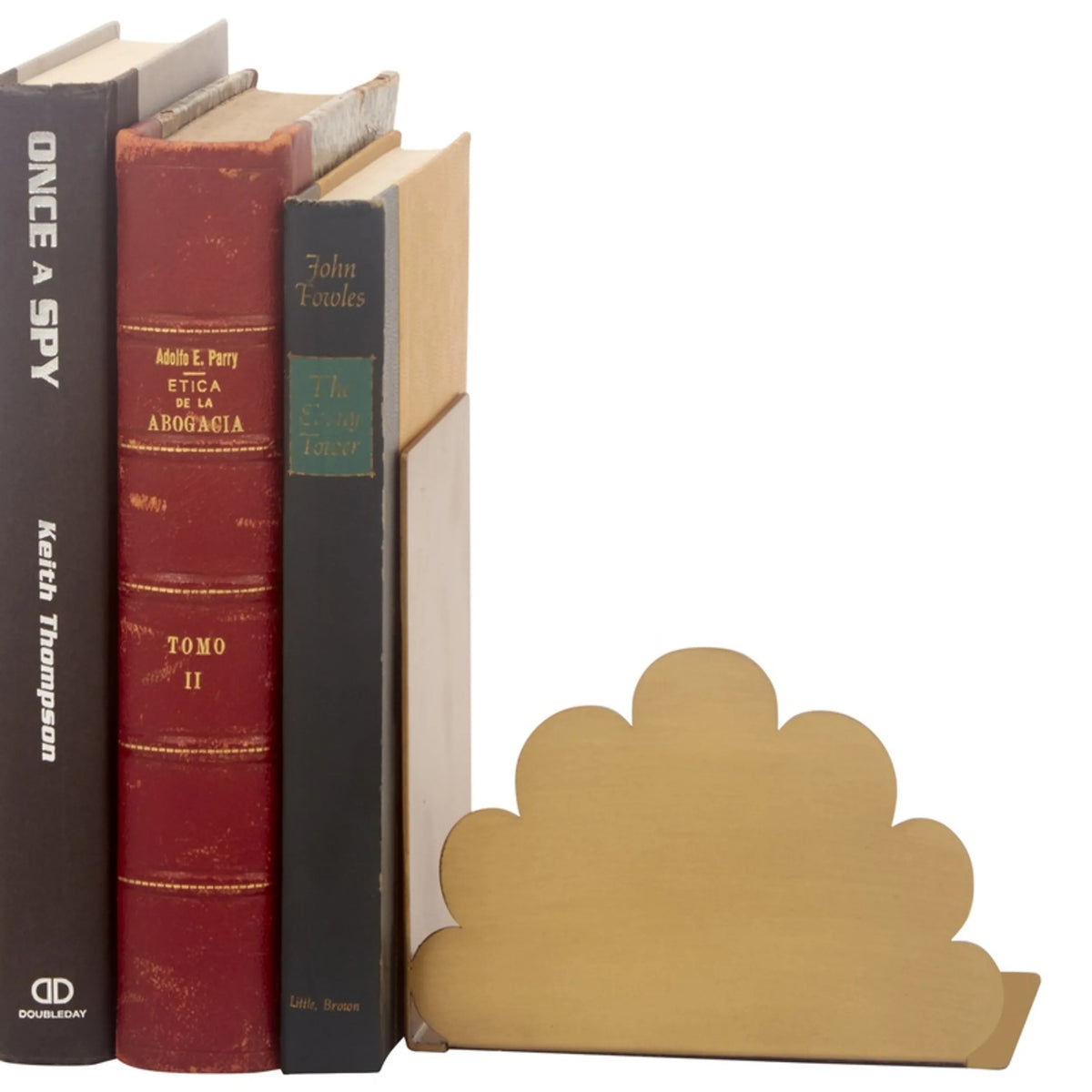 Brushed Gold Emma Metal Bookend Set