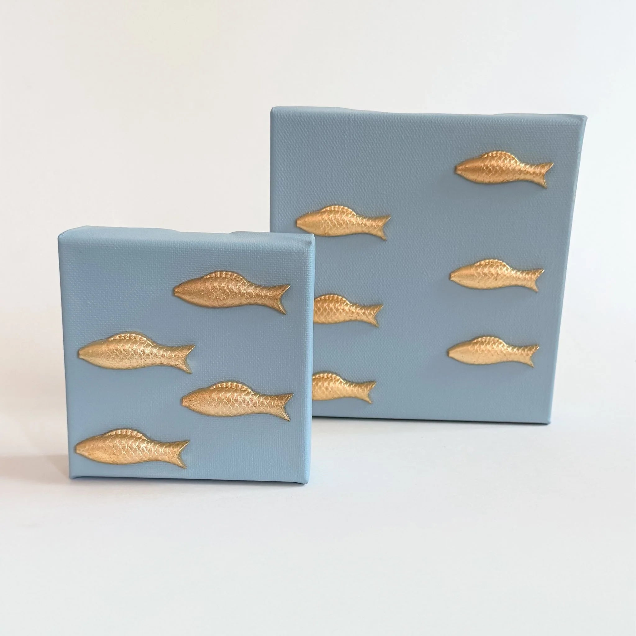 Fish Intaglio Canvas