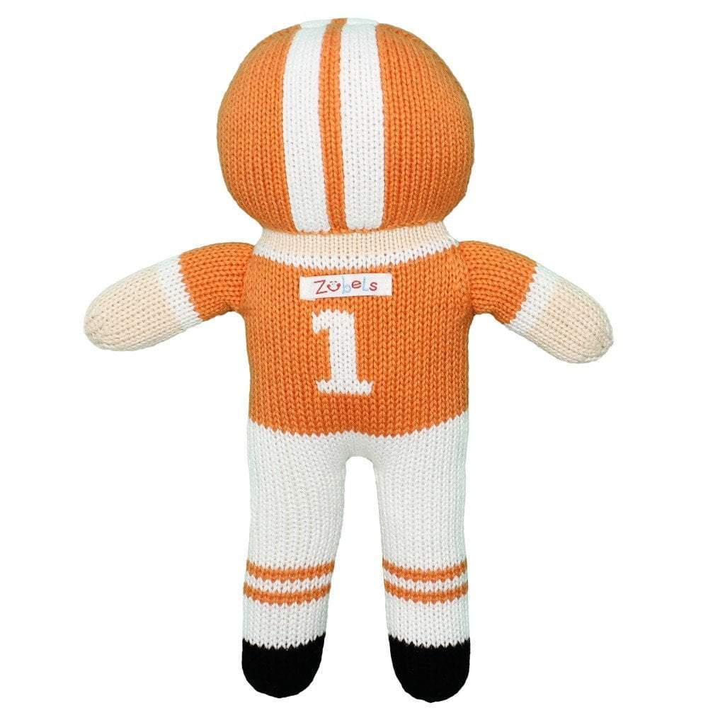 Small Football Player - Orange/White