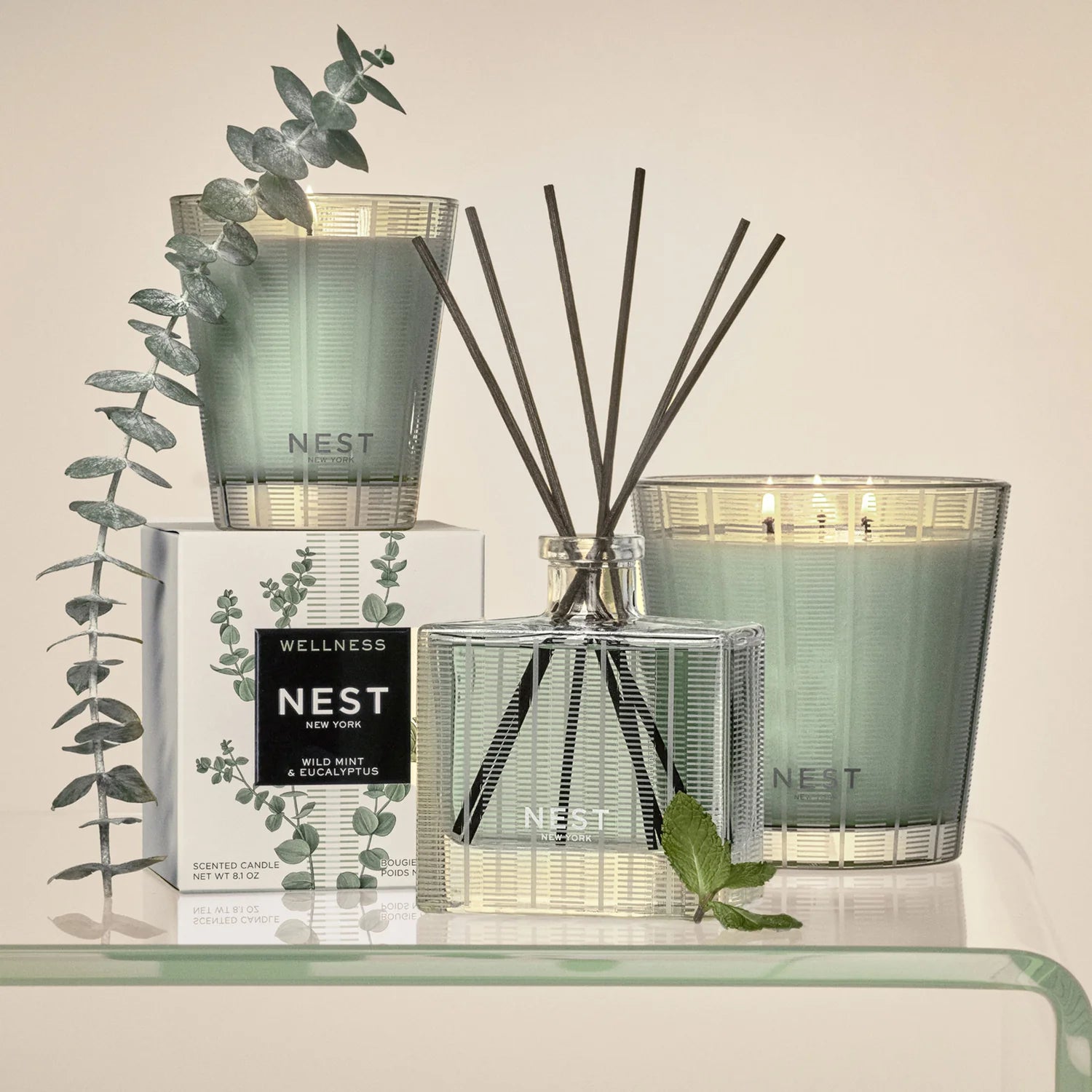 Wild Mint and Eucalyptus Reed Diffuser