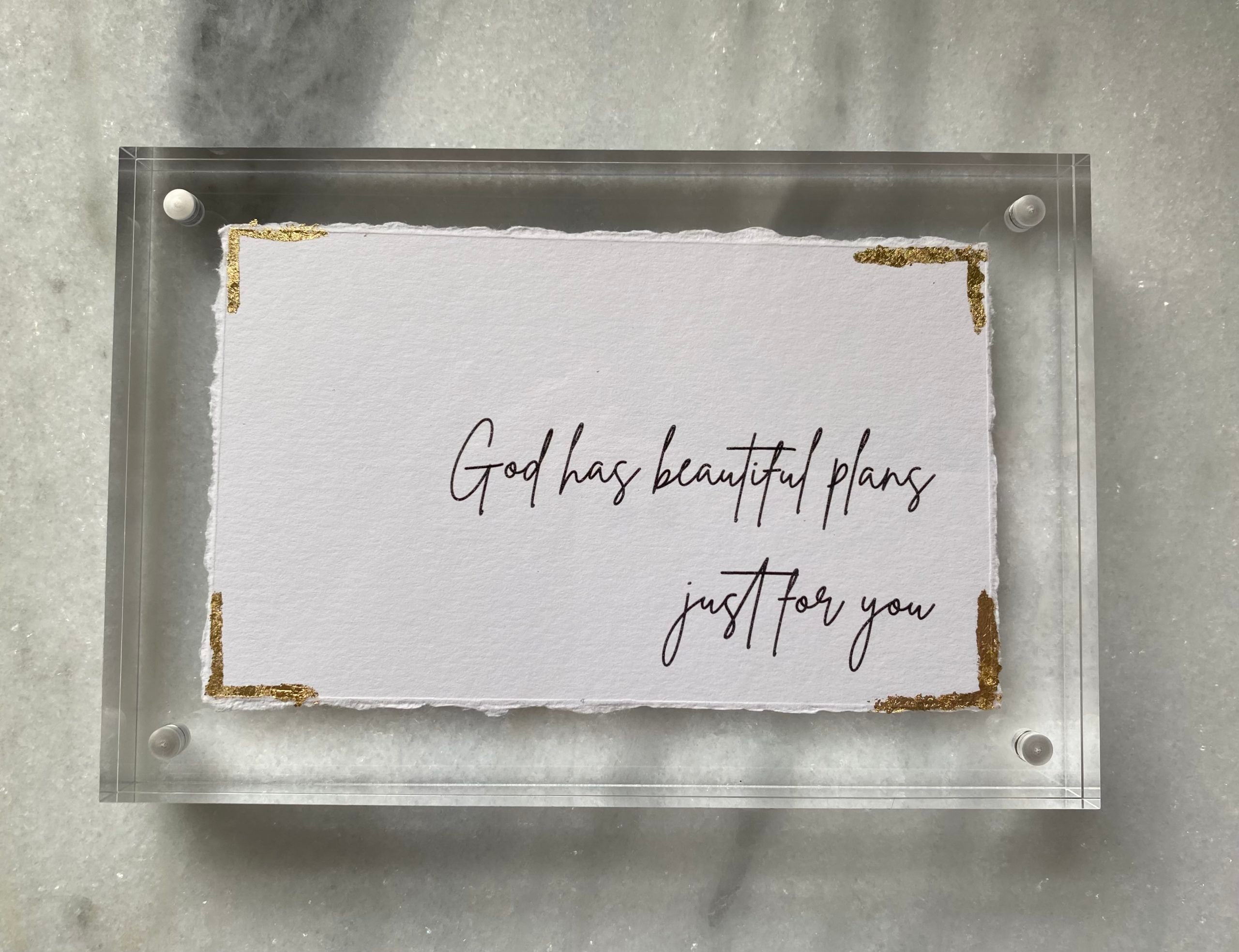 4x6 God Has Beautiful Plans Just for You