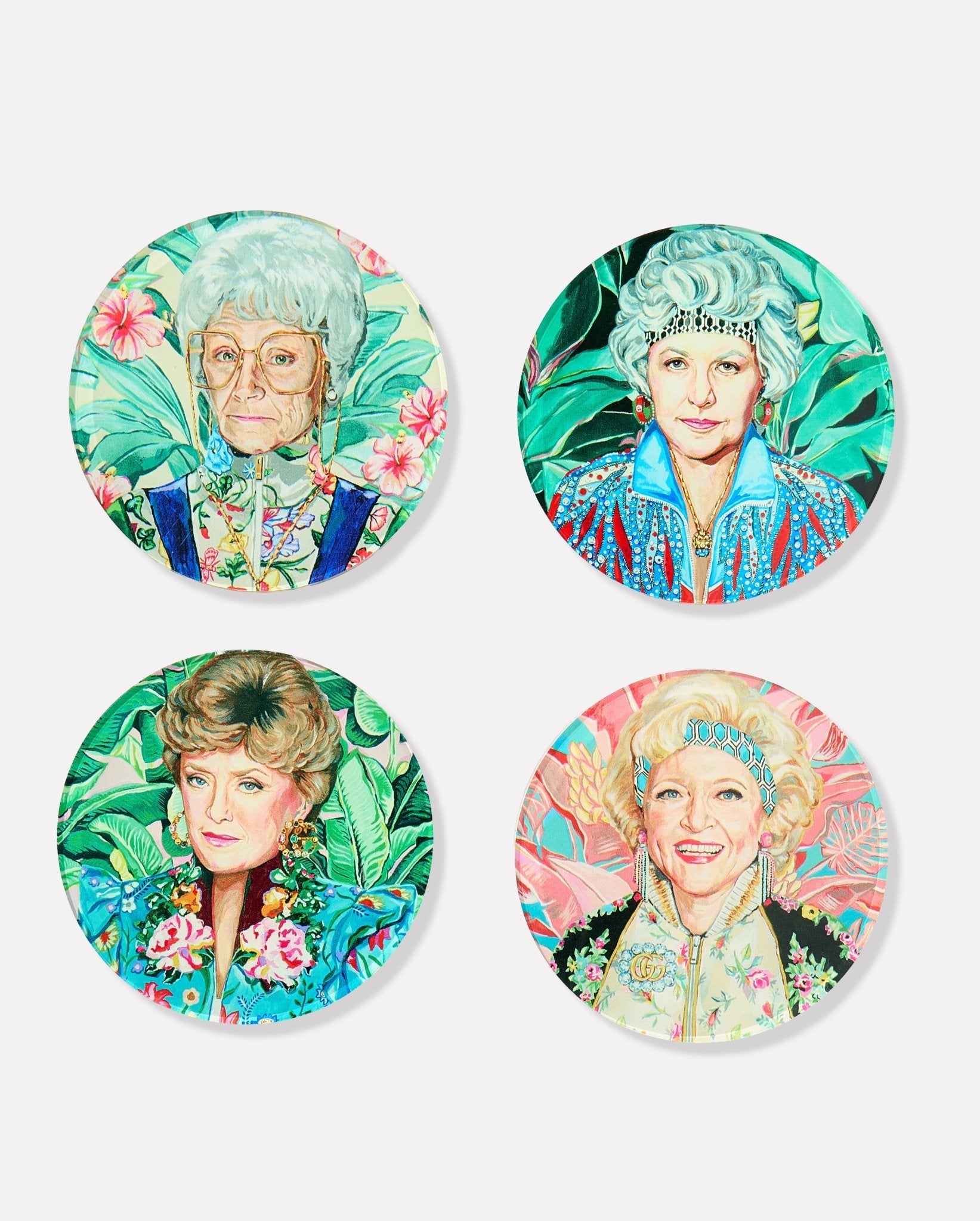 Golden Gals Coaster Boxed Set of 4