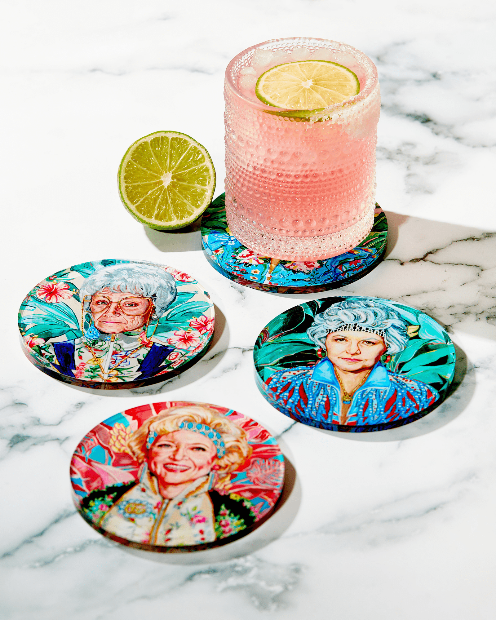 Golden Gals Coaster Boxed Set of 4
