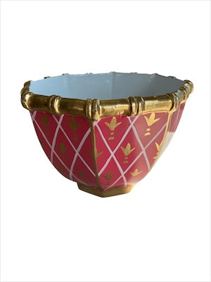 Small Bamboo Bowl in Newport Pink