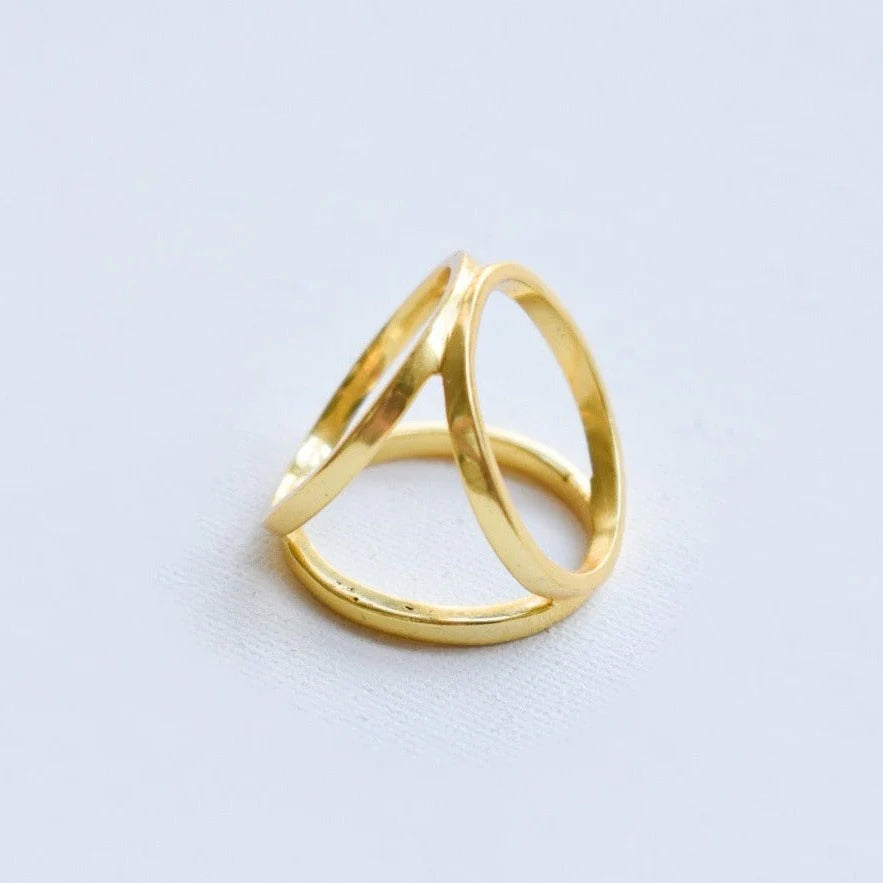 Trio Loop Scarf Ring